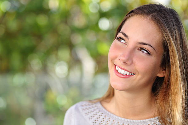 Patient smiling after dental treatment